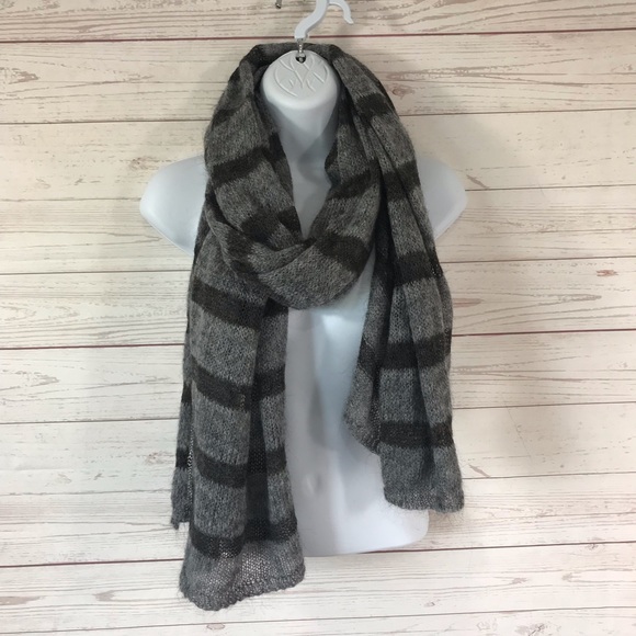 Aventura Accessories - NWT Aventura Abbie Scarf Gray Mohair Blend Italy